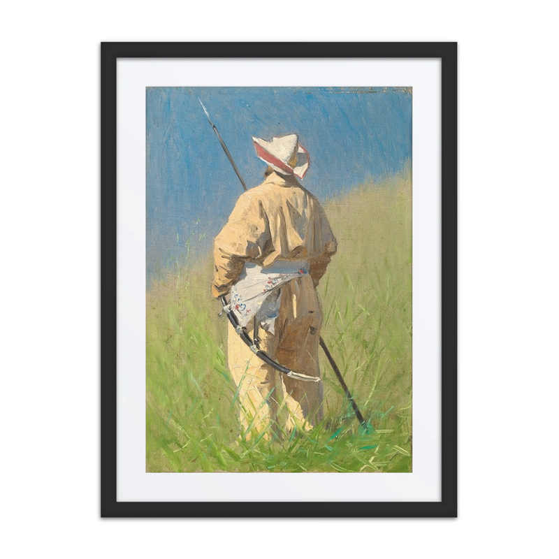 Kyrgyz Man with Spear