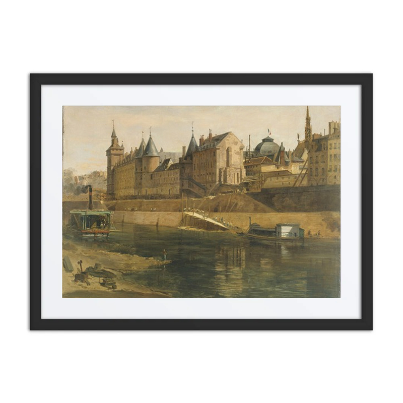 La Conciergerie Pendant les Travaux de Reconstruction du Palais de Justice