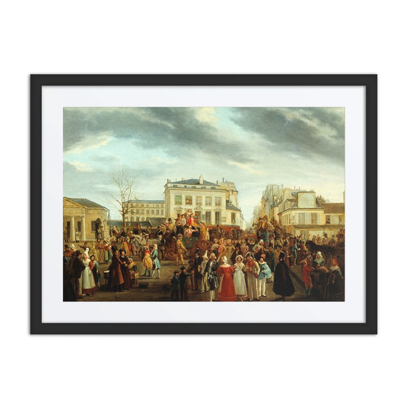 La Descente de la Courtille, le Mercredi des Cendres 1823