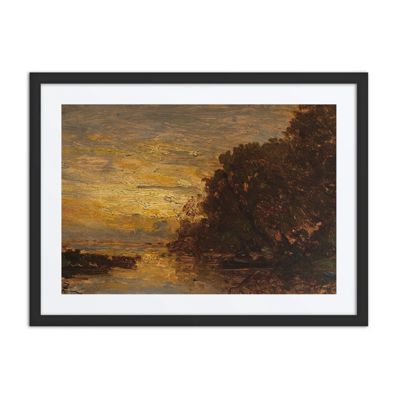 La Seine à Billancourt, Sunset