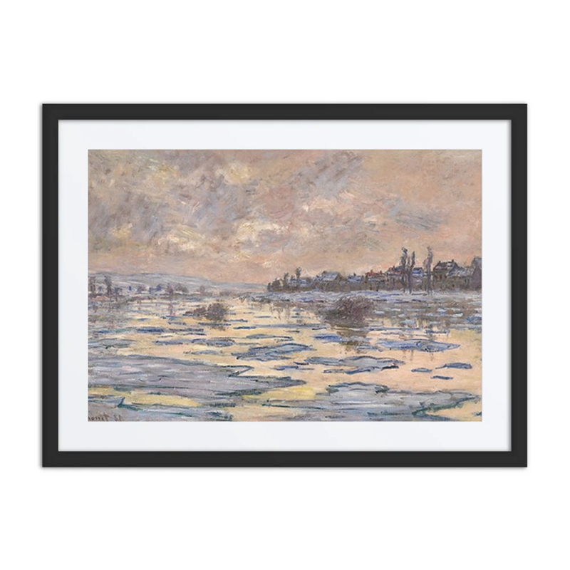 La Seine à Lavacourt, Débâcle