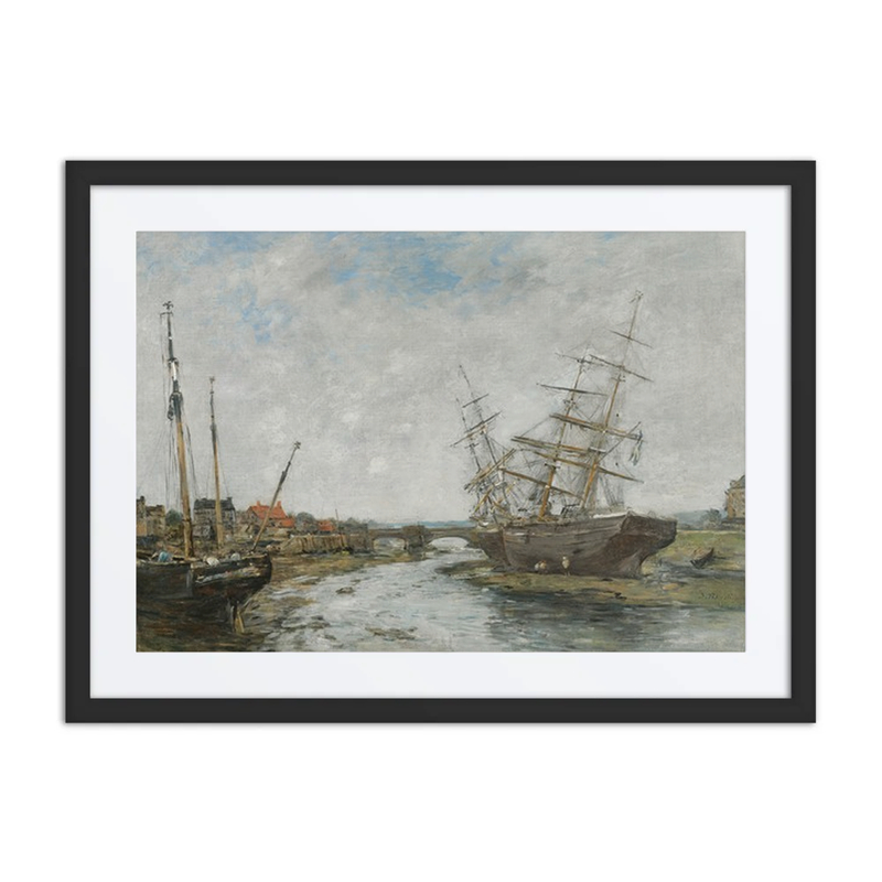 La Touques. Low Tide