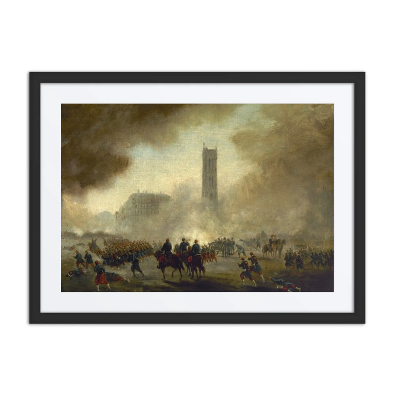 La Tour Saint-Jacques, Reprise par les Troupes Versaillaises