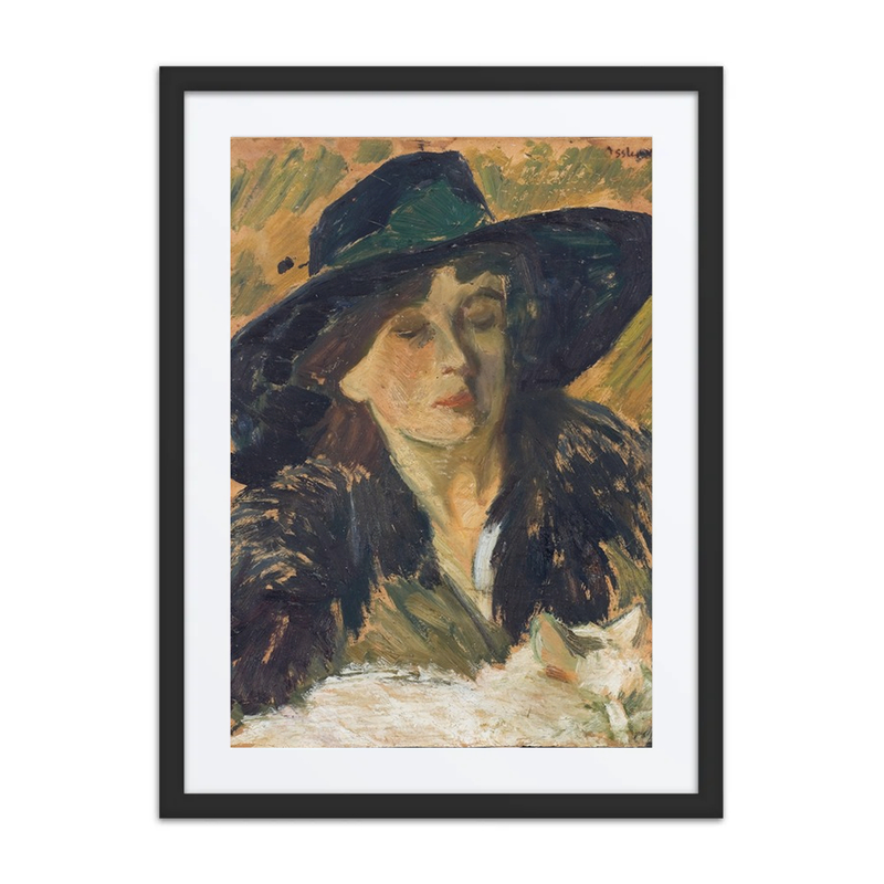 Lady in a Black Hat