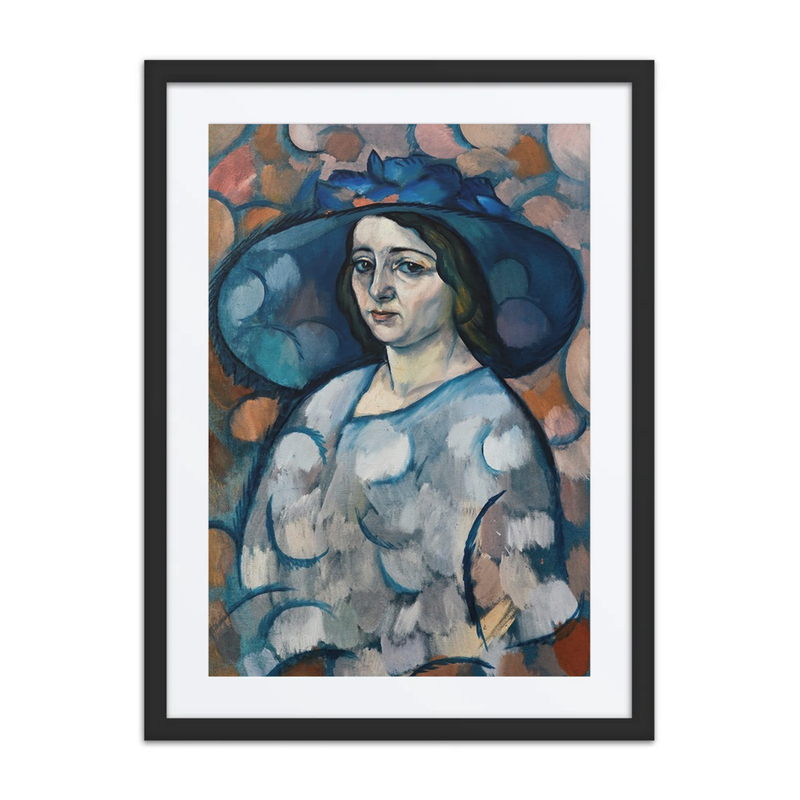 Lady in a Blue Hat