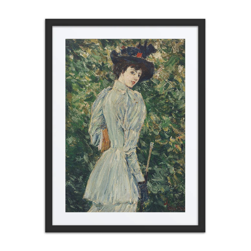 Lady in a Garden
