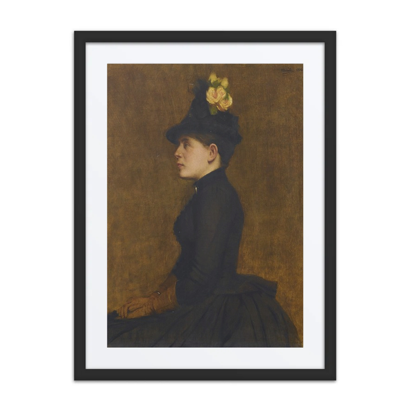 Lady in Gloves