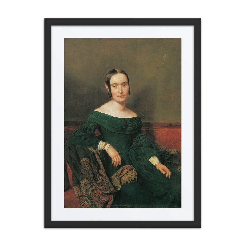 Lady in Green Dress