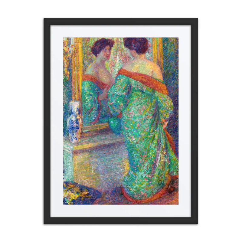 Lady Reflected in Mirror