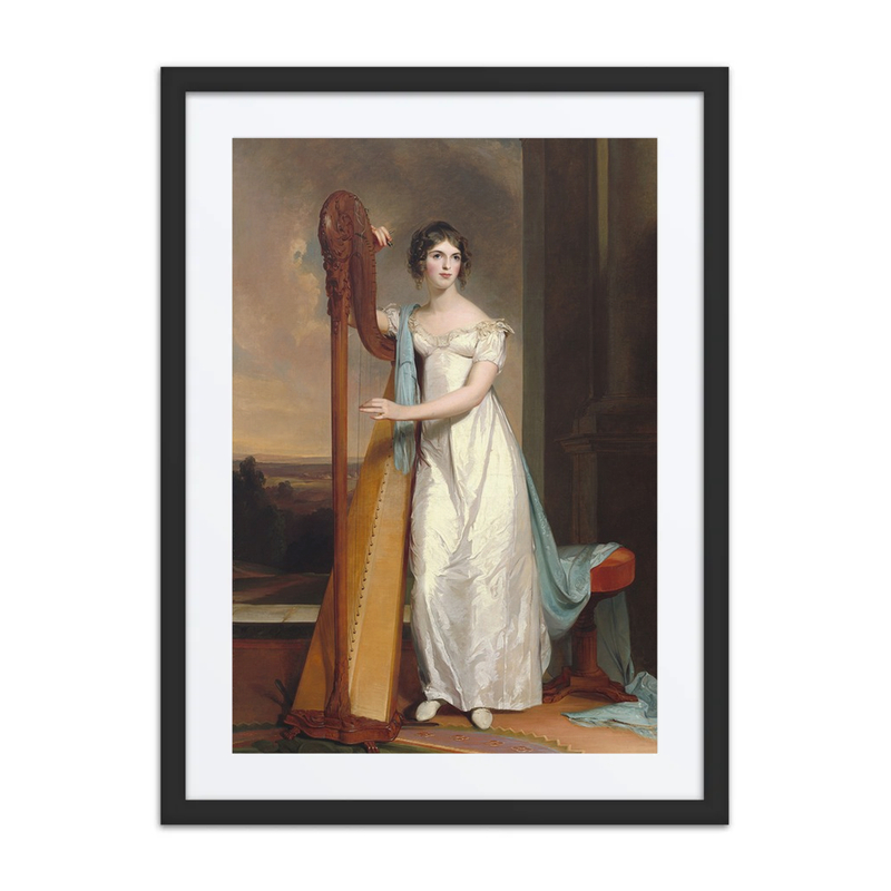 Lady with a Harp – Eliza Ridgely