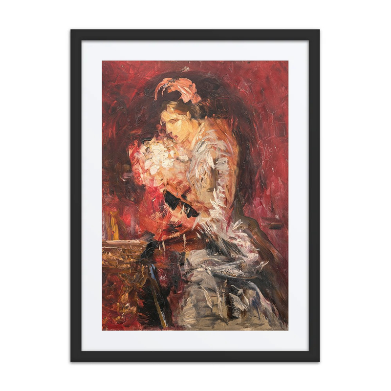 Lady with Bouquet