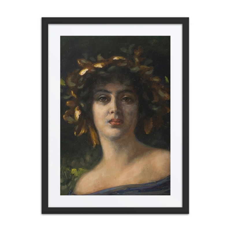 Lady with Oak Wreath