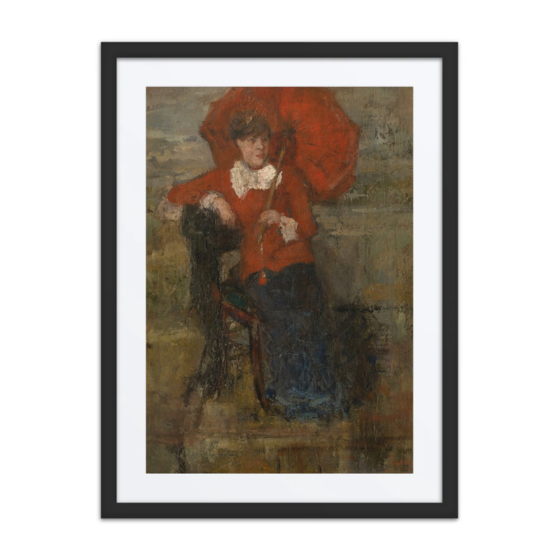 Lady with Red Parasol