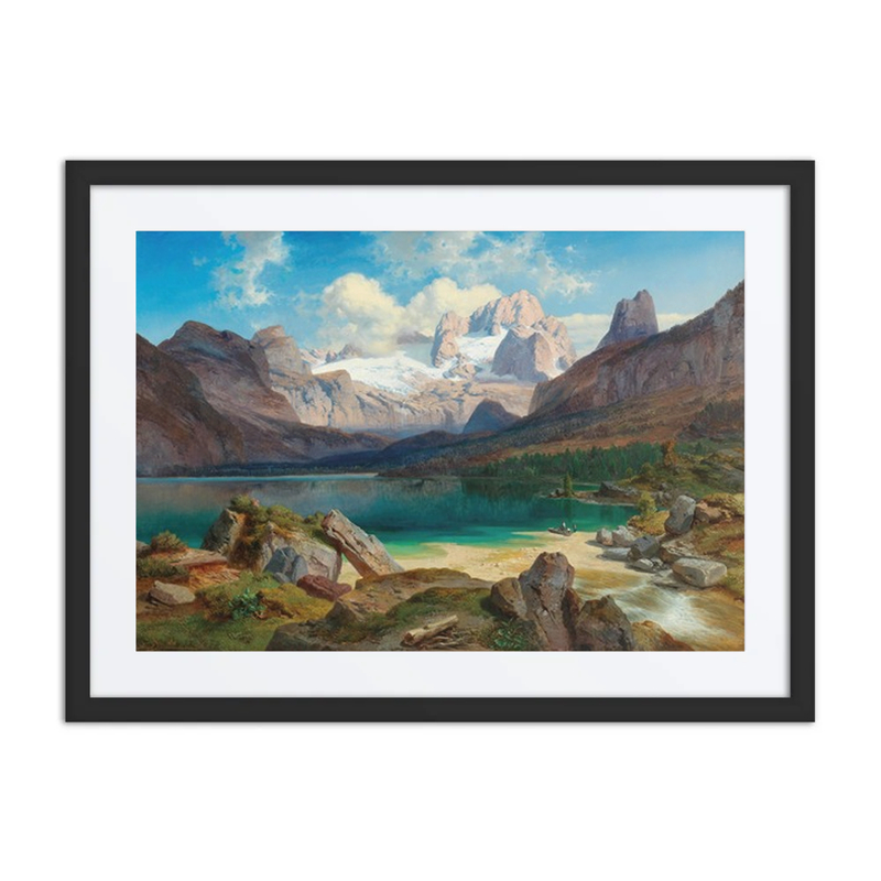 Lake Gosau with a View of the Dachstein Massif
