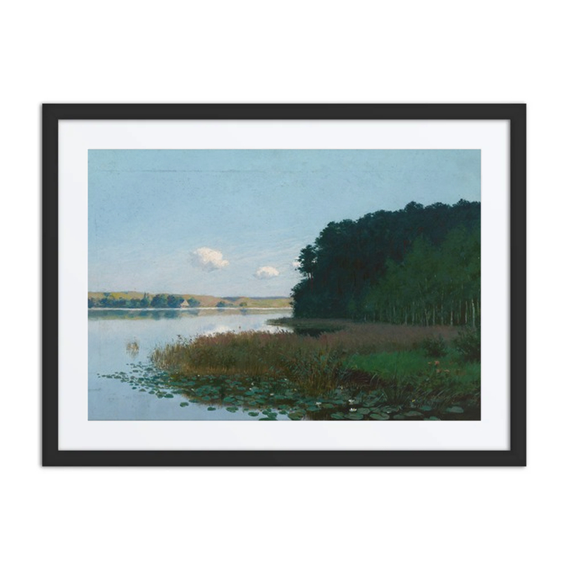 Lake with Water Lilies