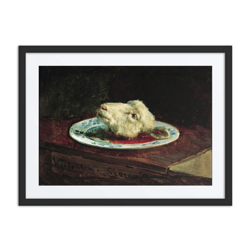 Lamb’s Head on a Plate