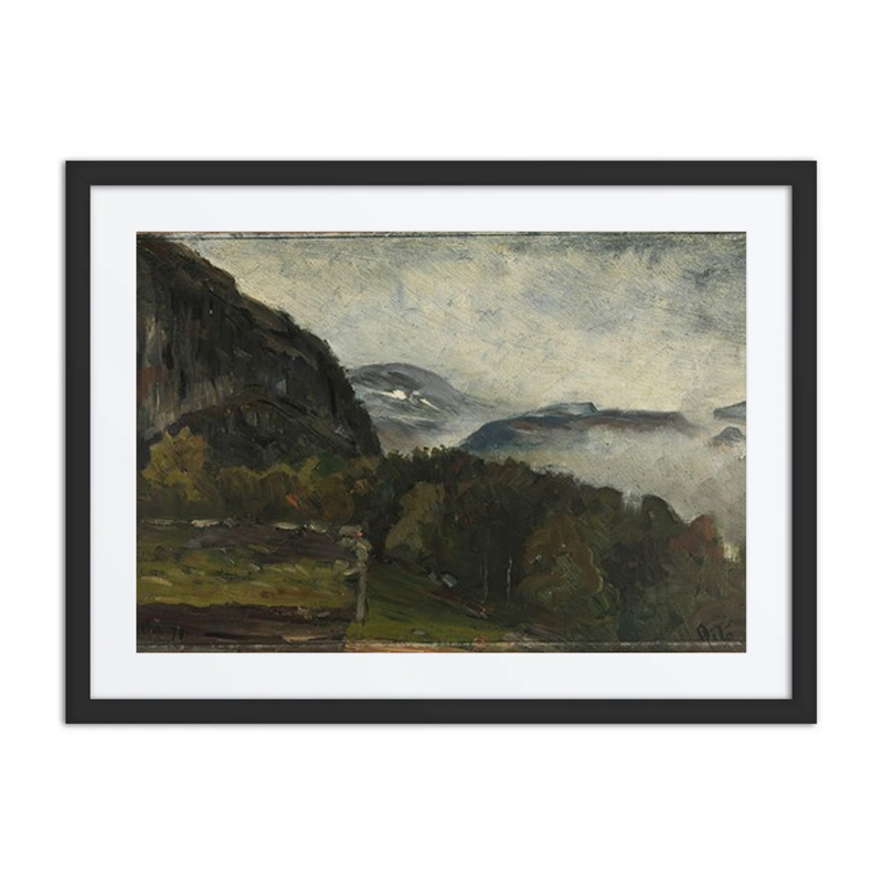 Landscape at Øylo in Mist