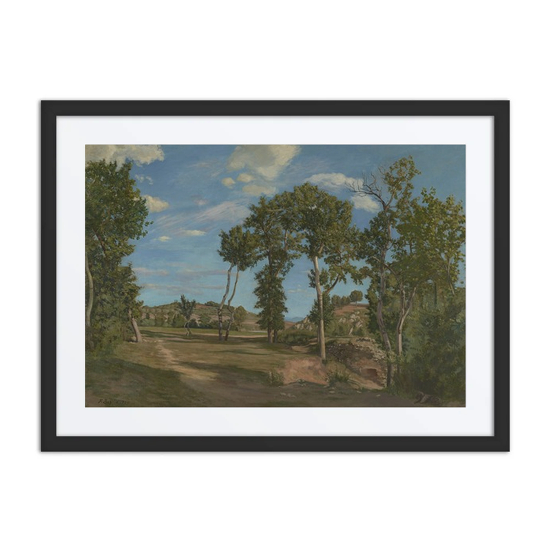 Landscape by the Lez River