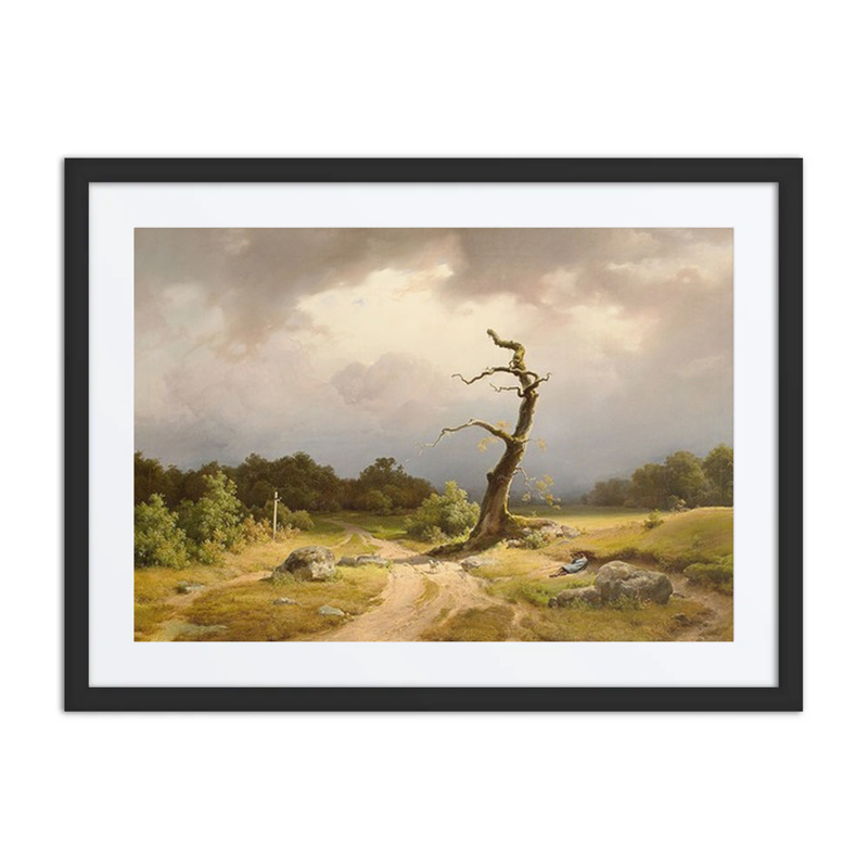 Landscape During Approaching Storm