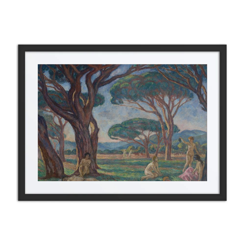 Landscape from Provence with Idyllic Scenes