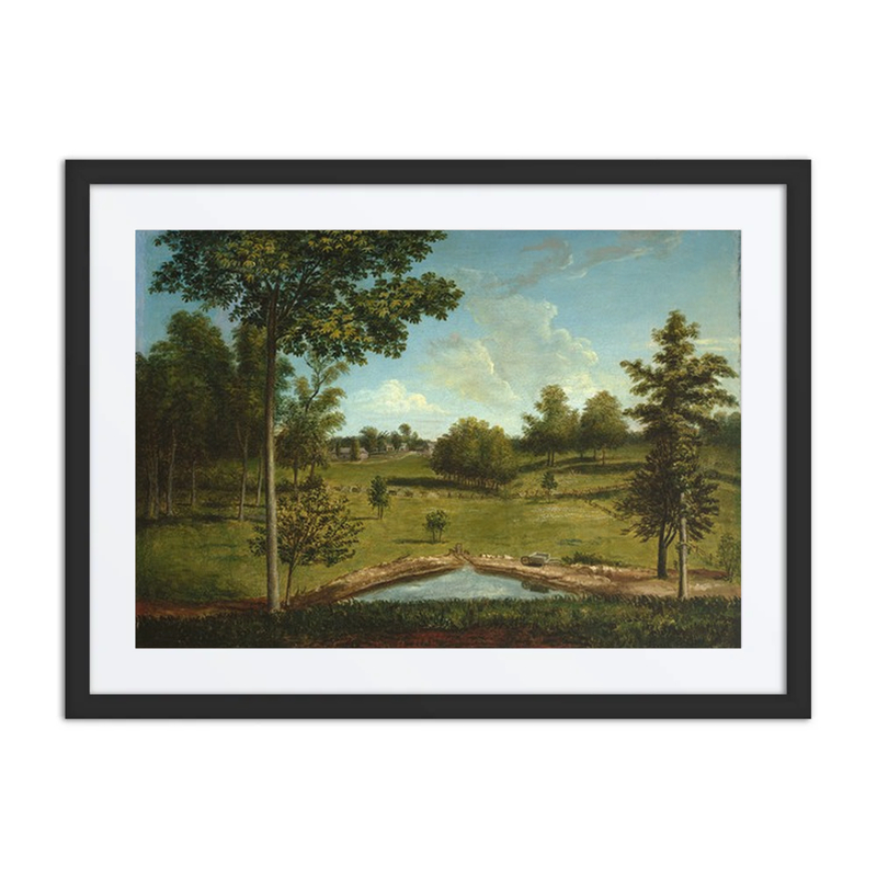 Landscape Looking Toward Sellers Hall from Mill Bank
