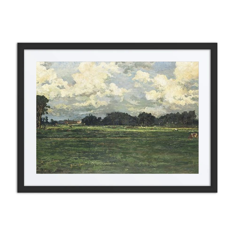 Landscape of the River Lys at Sint-Martens-Latem