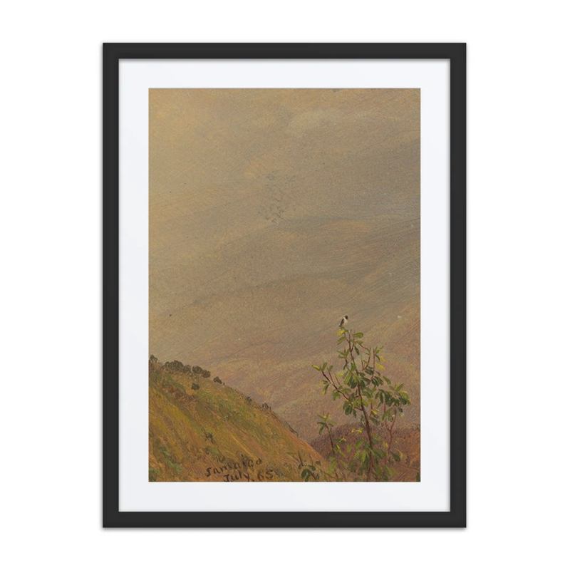 Landscape Study with Bird