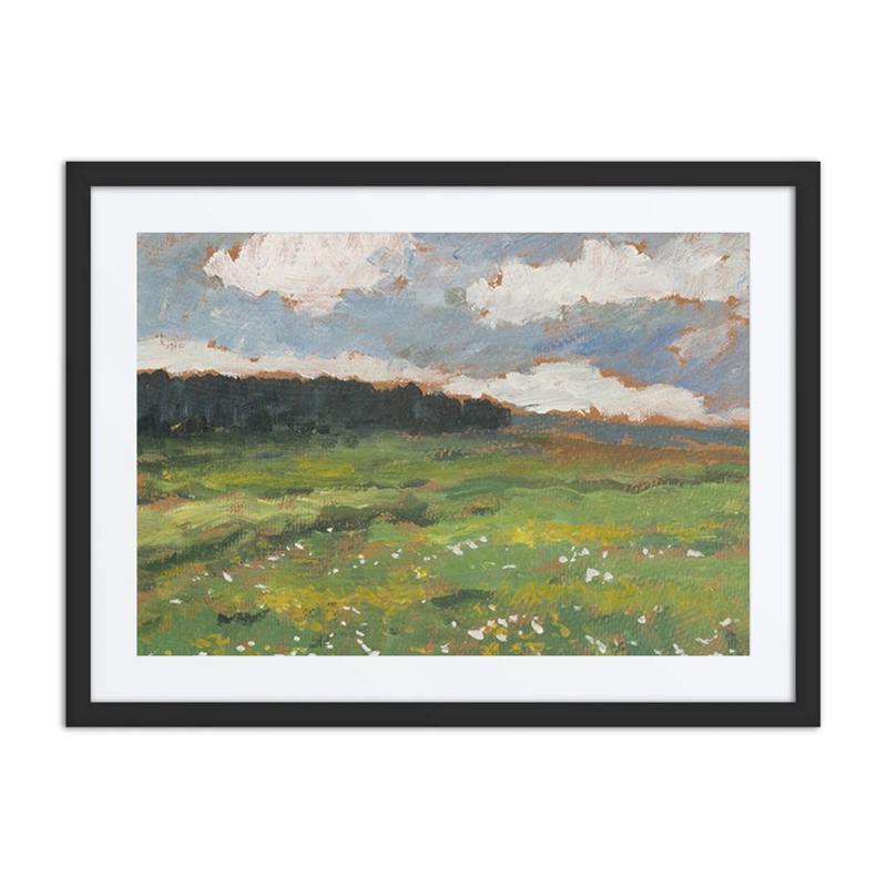 Landscape Study with Clouds