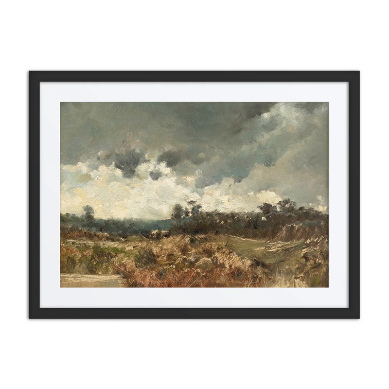 Landscape Under a Stormy Sky