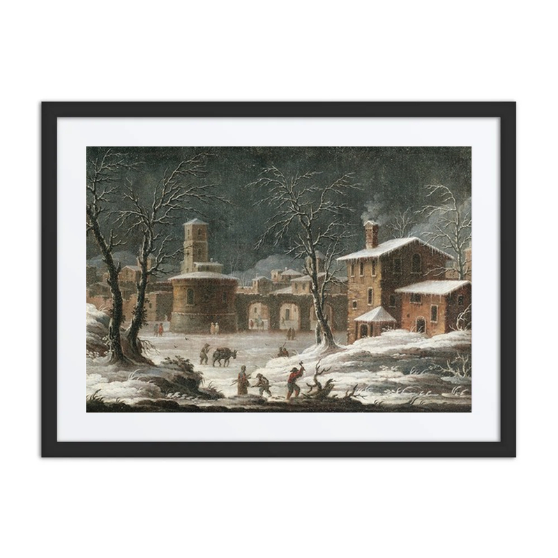 Landscape Under Snow