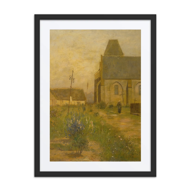 Landscape with a Church and a Graveyard