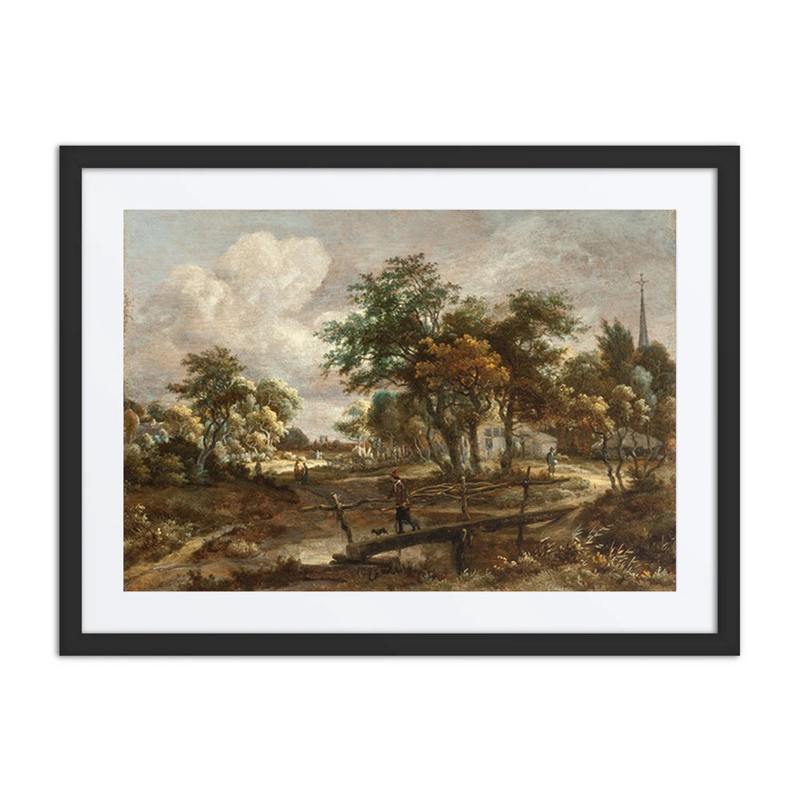 Landscape with a Footbridge