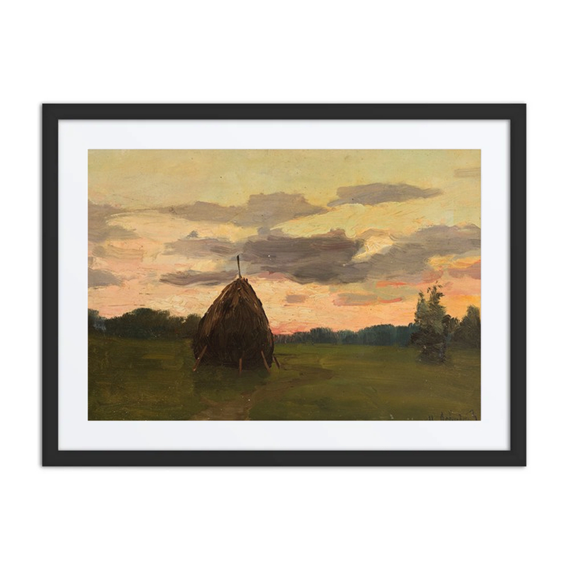 Landscape with a Haystack