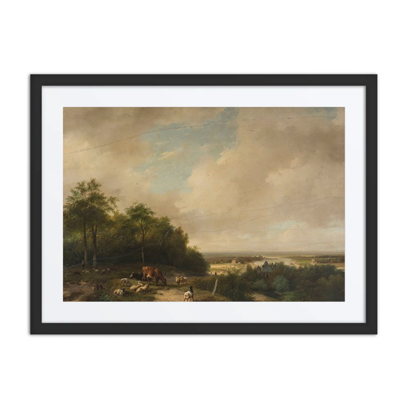 Landscape with a Herd at the Forest Edge