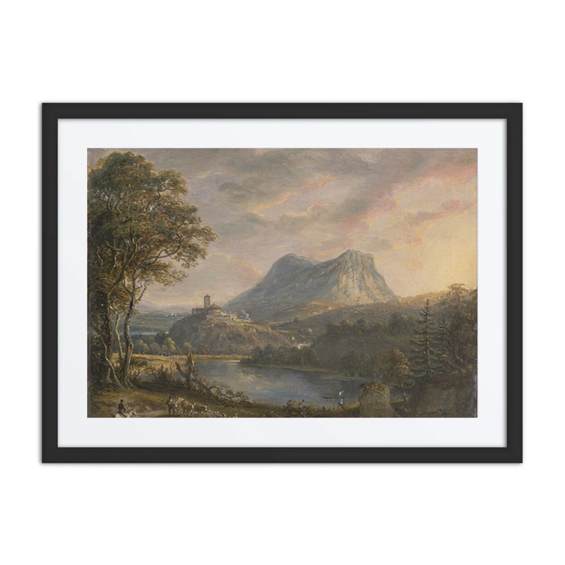 Landscape with a Lake and Mountains