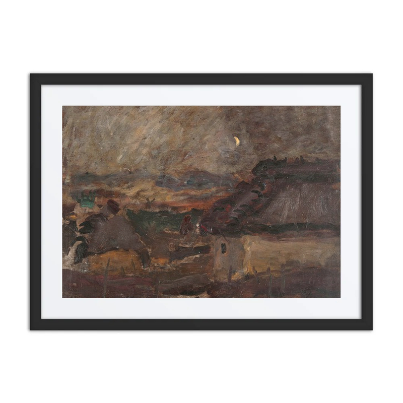 Landscape with a Moon