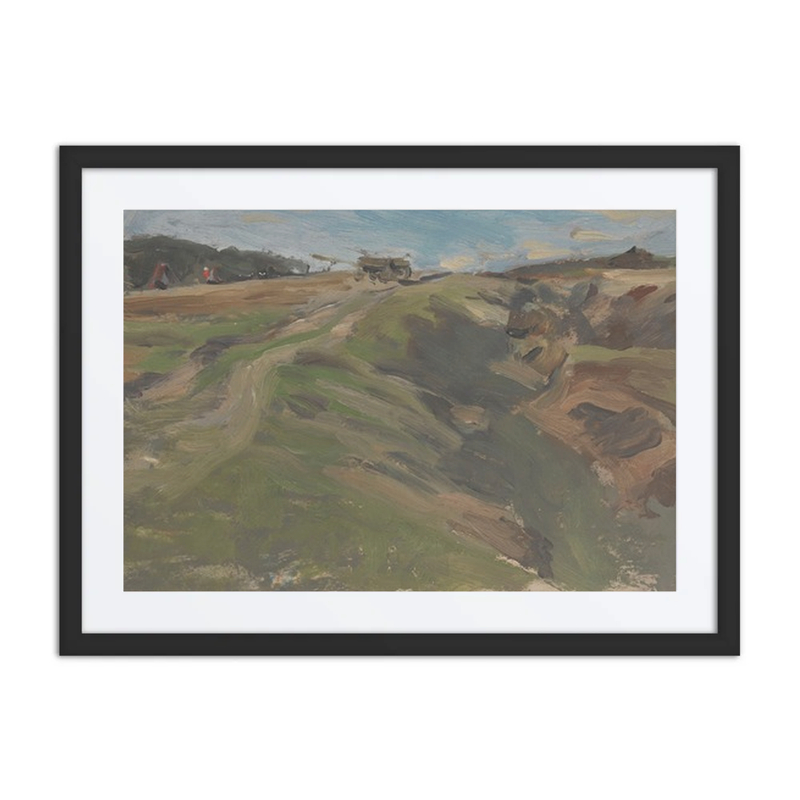 Landscape with a Road Among Fields