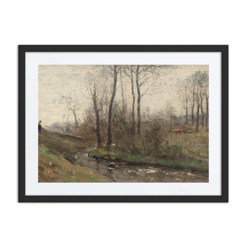 Landscape with a Running Brook, Carolles, Normandy