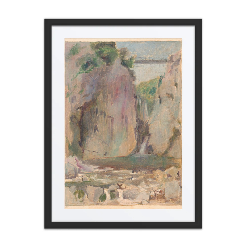 Landscape with a Waterfall