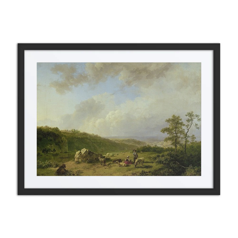 Landscape with Approaching Rainstorm