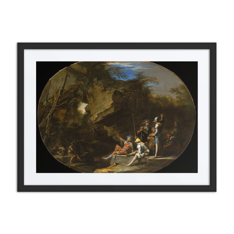 Landscape with Armed Men