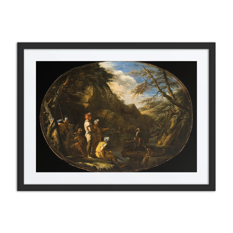 Landscape with Armed Men