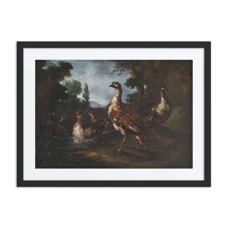 Landscape with Birds