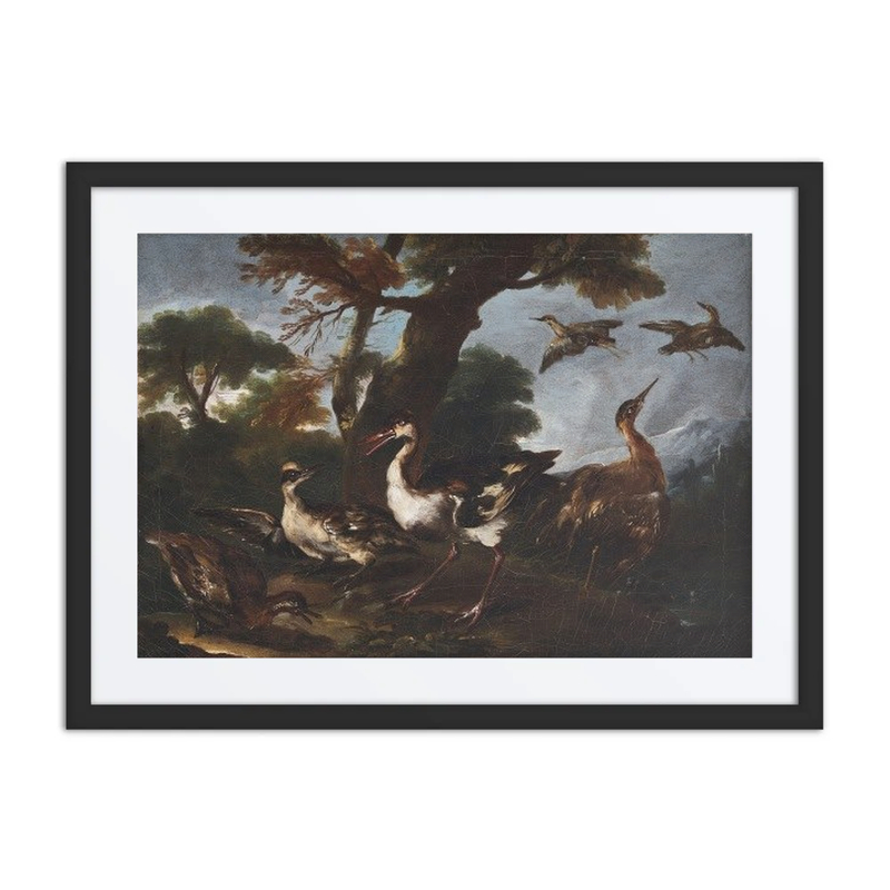 Landscape with Birds