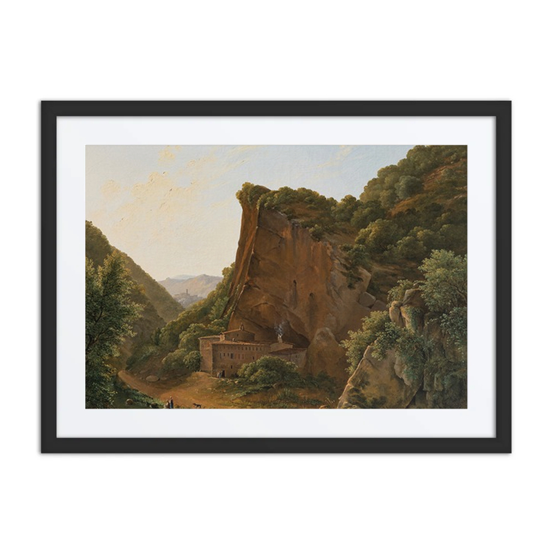 Landscape with Building in Italian Valley