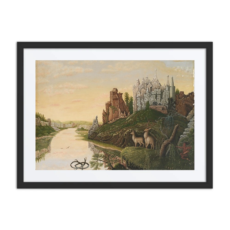 Landscape with Castles and Deer