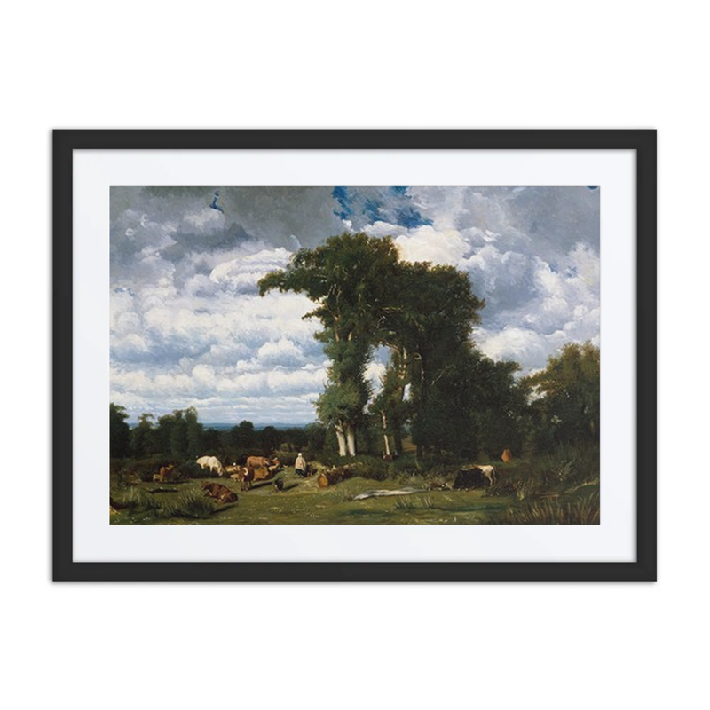 Landscape with Cattle at Limousin