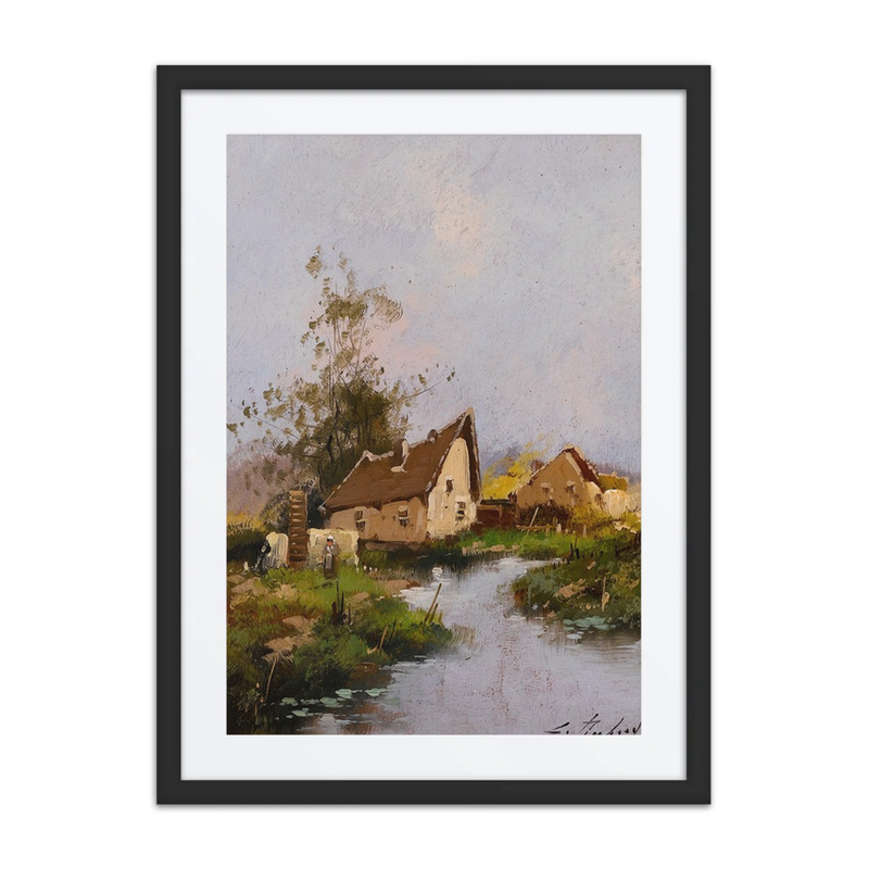 Landscape with Cottages