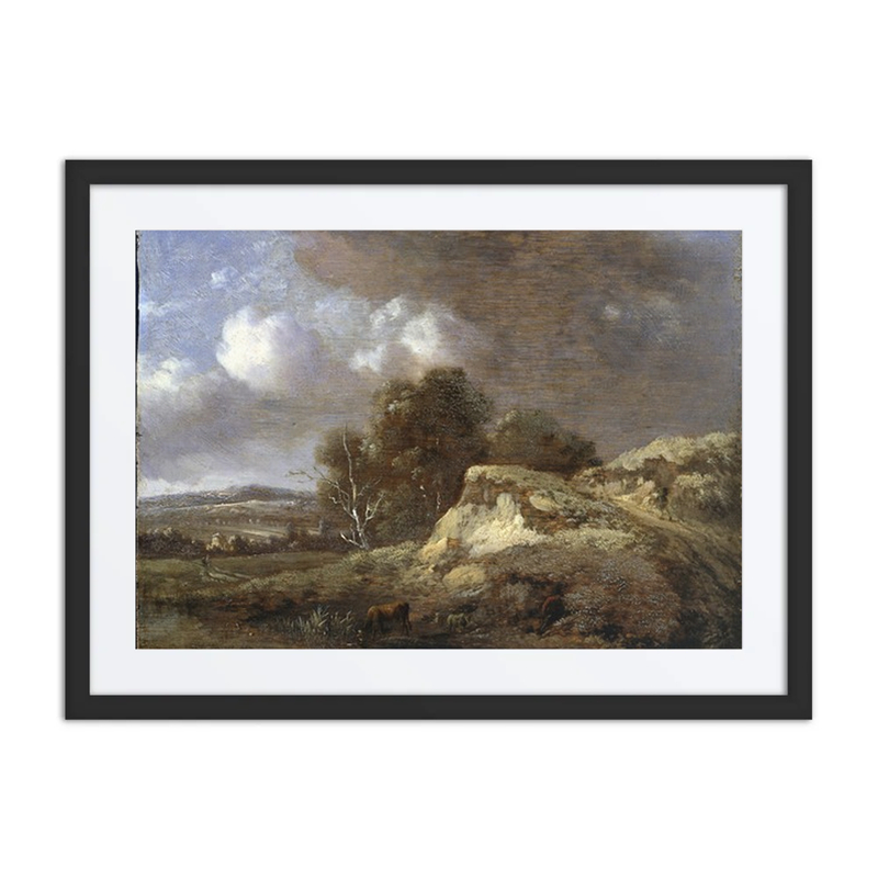 Landscape with Cow Drinking