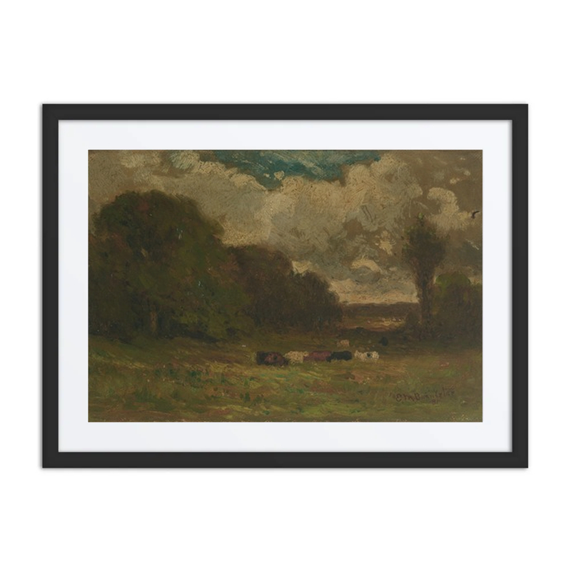 Landscape with Cows and Trees